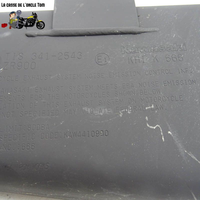 Silencieux Kawasaki 900 Z  ABS  2019 - CTM-10626-052