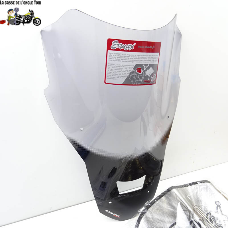 Bulle Ermax grise + pare soleil  Honda 1000 AFRICA TWIN 2016 - 2019 - H0628 AFTWIN