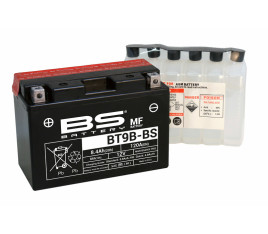 Batterie BS BATTERY sans entretien avec pack acide - BT9B-BS - 1079990