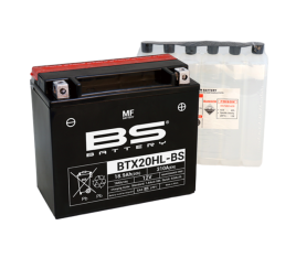 Batterie BS BATTERY sans entretien avec pack acide - BTX20HL-BS - 1079980