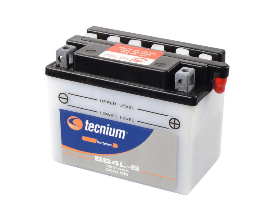 Batterie TECNIUM conventionnelle avec pack acide - BB4L-B - 1077829