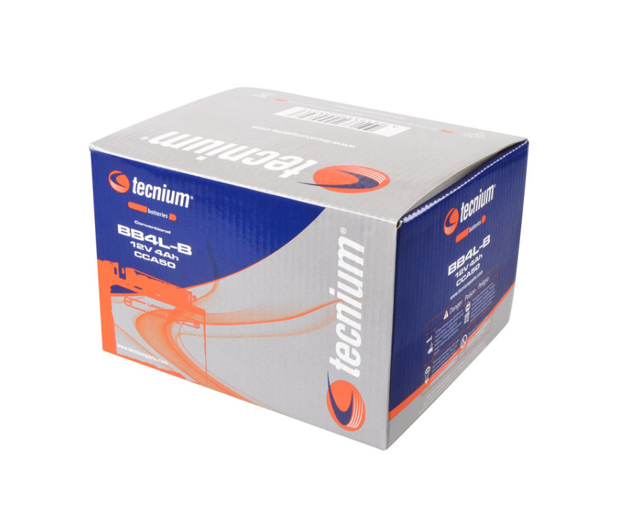 Batterie TECNIUM conventionnelle avec pack acide - BB4L-B - 1077829