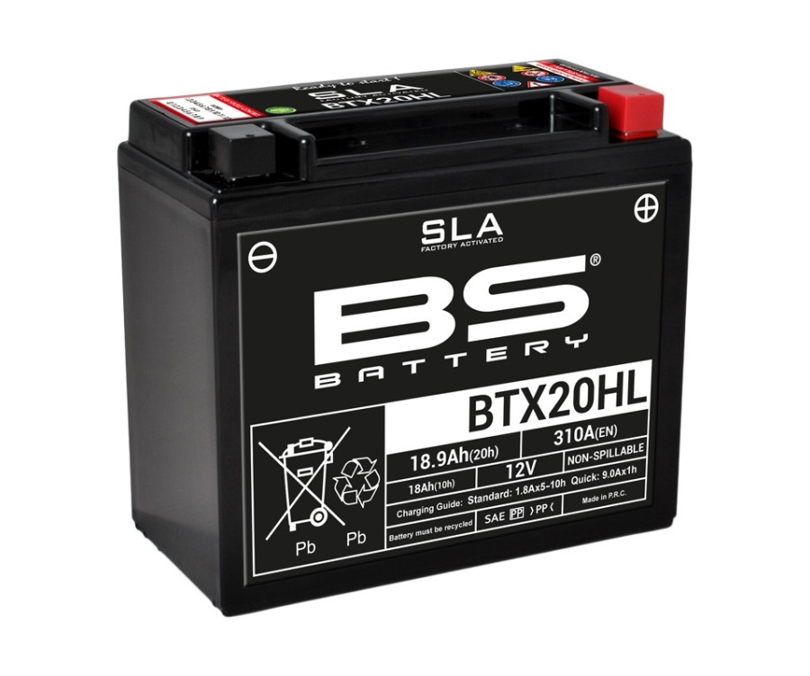 Batterie BS BATTERY SLA sans entretien activé usine - BTX20HL - 1080674