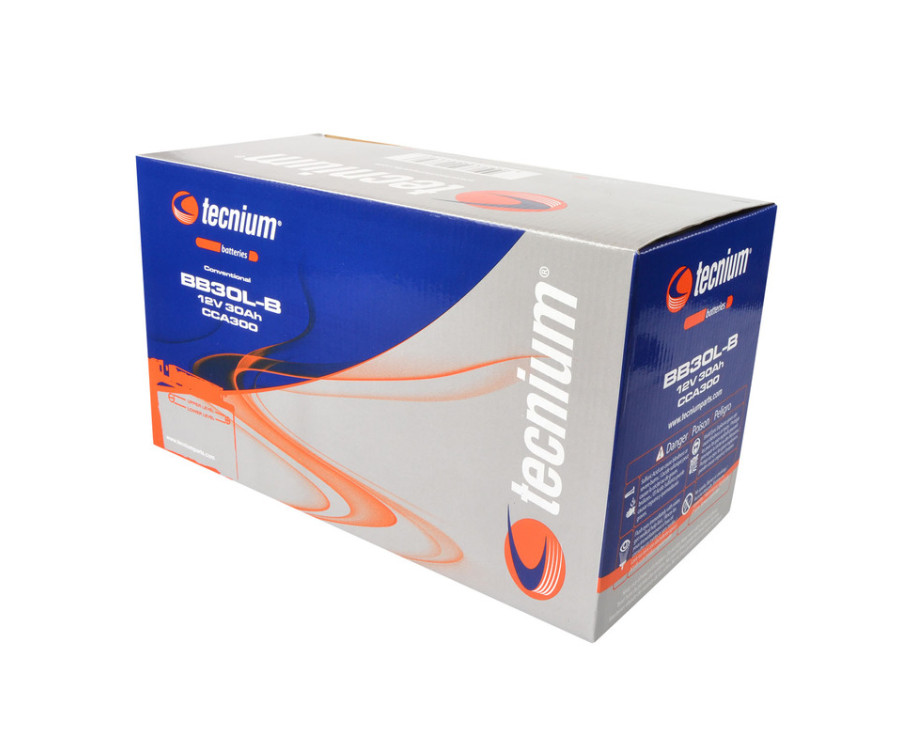 Batterie TECNIUM conventionnelle avec pack acide - BB30L-B - 1077800