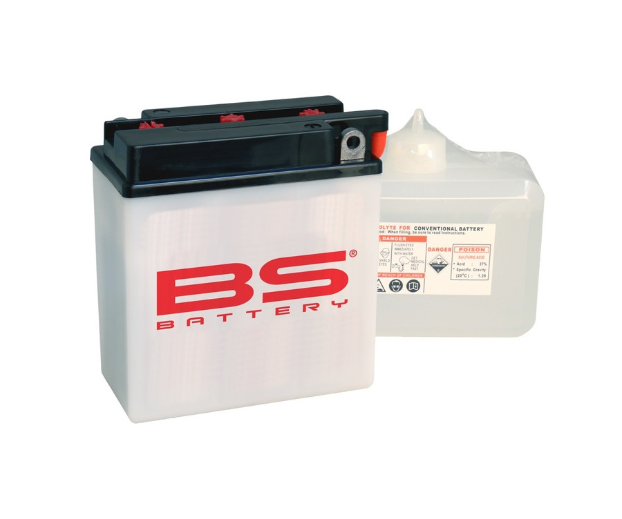 Batterie BS BATTERY Haute-performance avec pack acide - BB12C-A - 1079939
