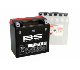 Batterie BS BATTERY sans entretien avec pack acide - BTX14-BS - 1079973