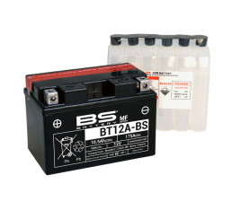 Batterie BS BATTERY sans entretien avec pack acide - BT12A-BS - 1079971