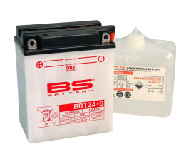 Batterie BS BATTERY Haute-performance avec pack acide - BB12A-B - 1079936