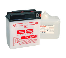 Batterie BS BATTERY conventionnelle avec pack acide - 6N11A-1B - 1079903