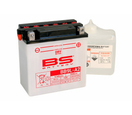 Batterie BS BATTERY Haute-performance avec pack acide - BB9L-A2 - 1079964