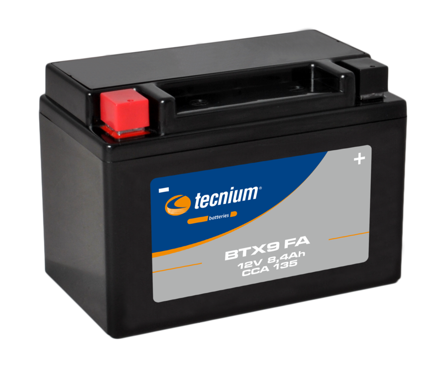 Batterie TECNIUM sans entretien activé usine - BTX9 FA - 1105543