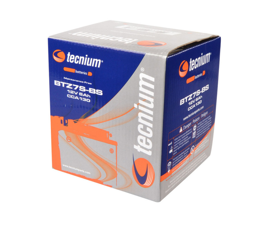 Batterie TECNIUM sans entretien avec pack acide - BTZ7S-BS - 1077859