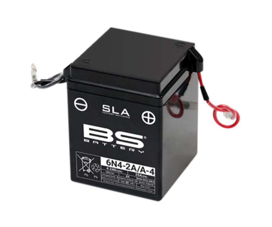 Batterie BS BATTERY SLA sans entretien activé usine - 6N4-2A/A-4 - 1114579