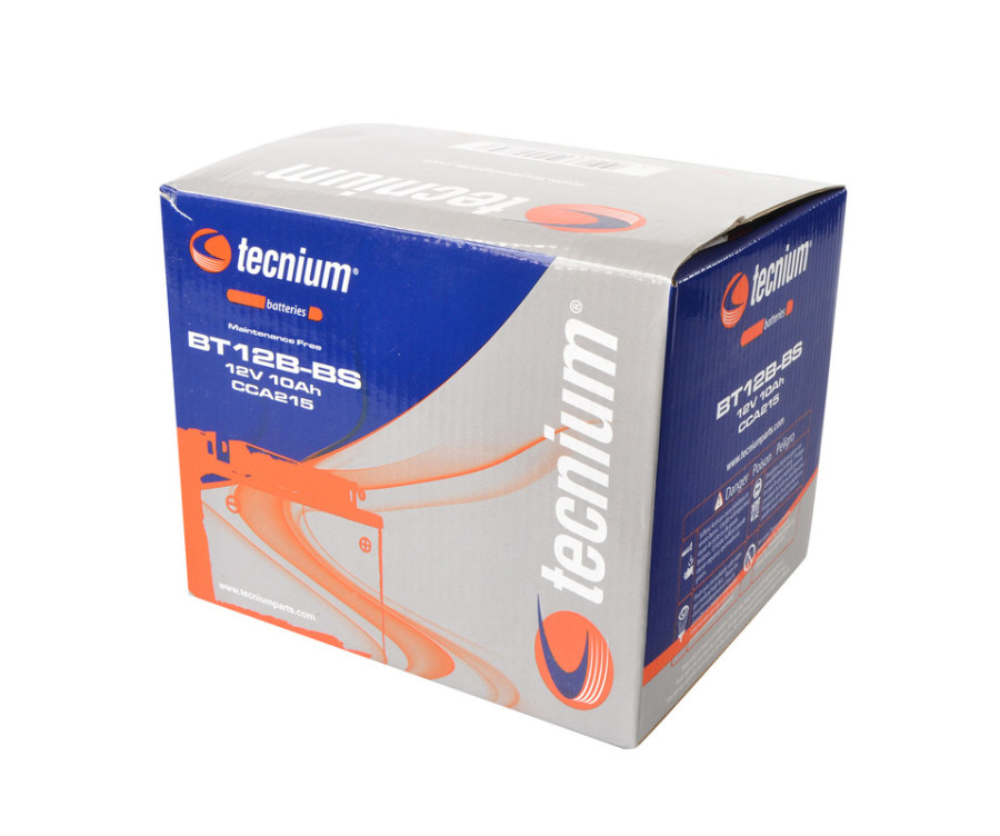 Batterie TECNIUM sans entretien avec pack acide - BT12B-BS - 1077857