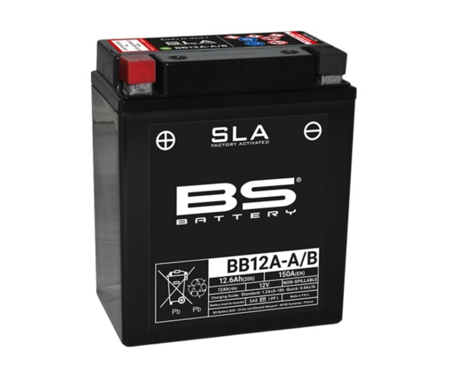 Batterie BS BATTERY SLA sans entretien activé usine - BB12A-A/B FA - 1113774