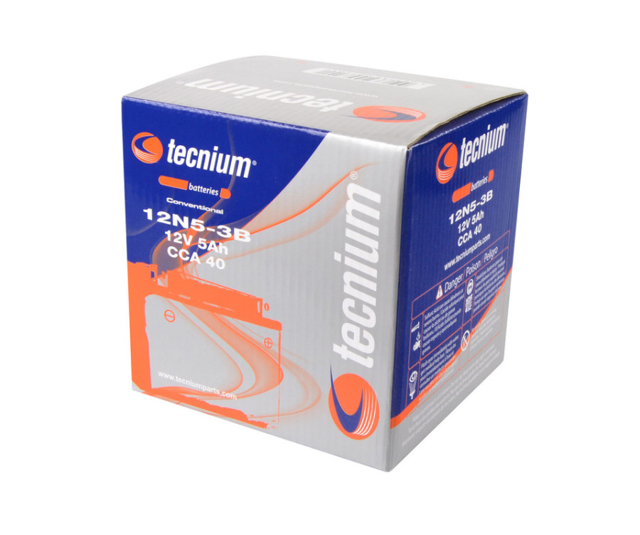 Batterie TECNIUM conventionnelle avec pack acide - 12N5-3B - 1077805