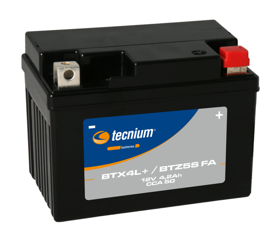 Batterie TECNIUM sans entretien activé usine - BTX4L+/BTZ5S - 1105544