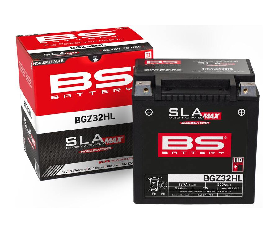 Batterie BS BATTERY SLA Max sans entretien activée usine - BGZ32HL - 1125741