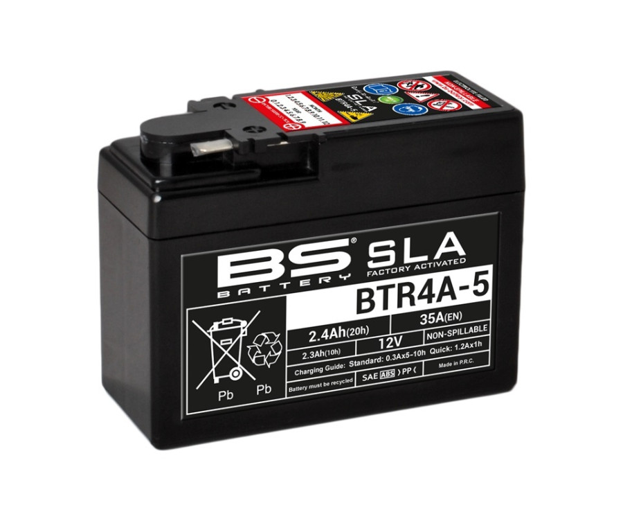 Batterie BS BATTERY SLA sans entretien activé usine - BTR4A-5 - 1080661