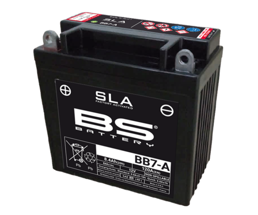 Batterie BS BATTERY SLA sans entretien activée usine - BB7-A - 1109784