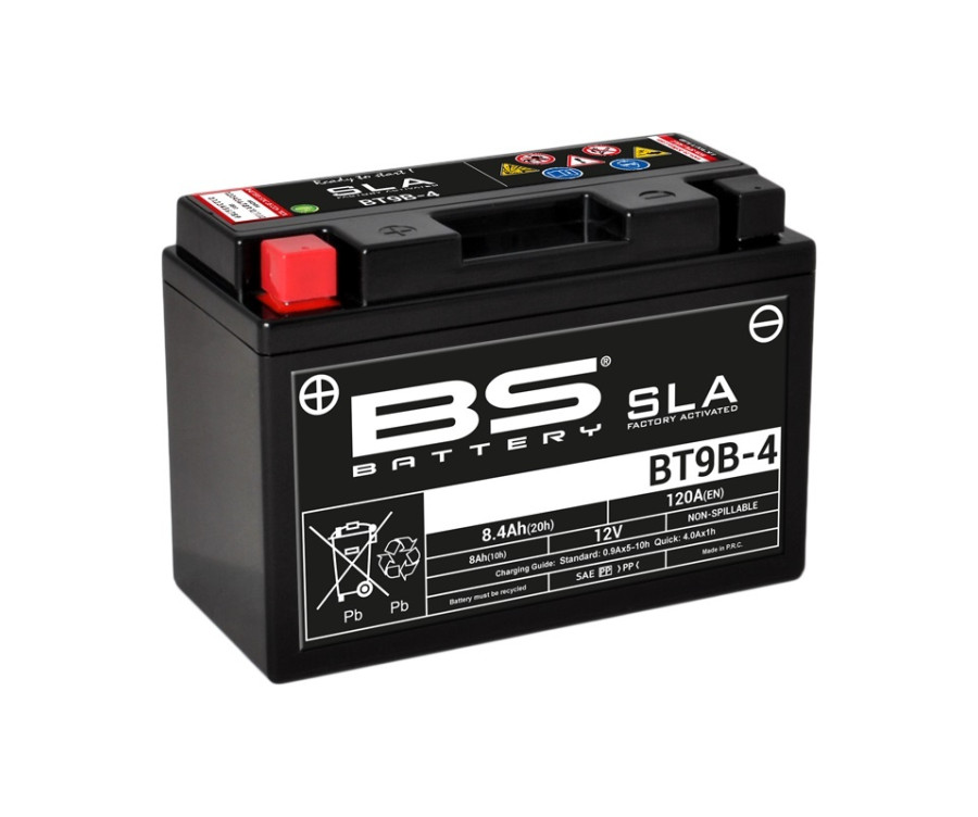 Batterie BS BATTERY SLA sans entretien activé usine - BT9B-4 - 1080657