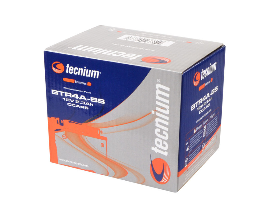 Batterie TECNIUM sans entretien avec pack acide - BTR4A-BS - 1077854