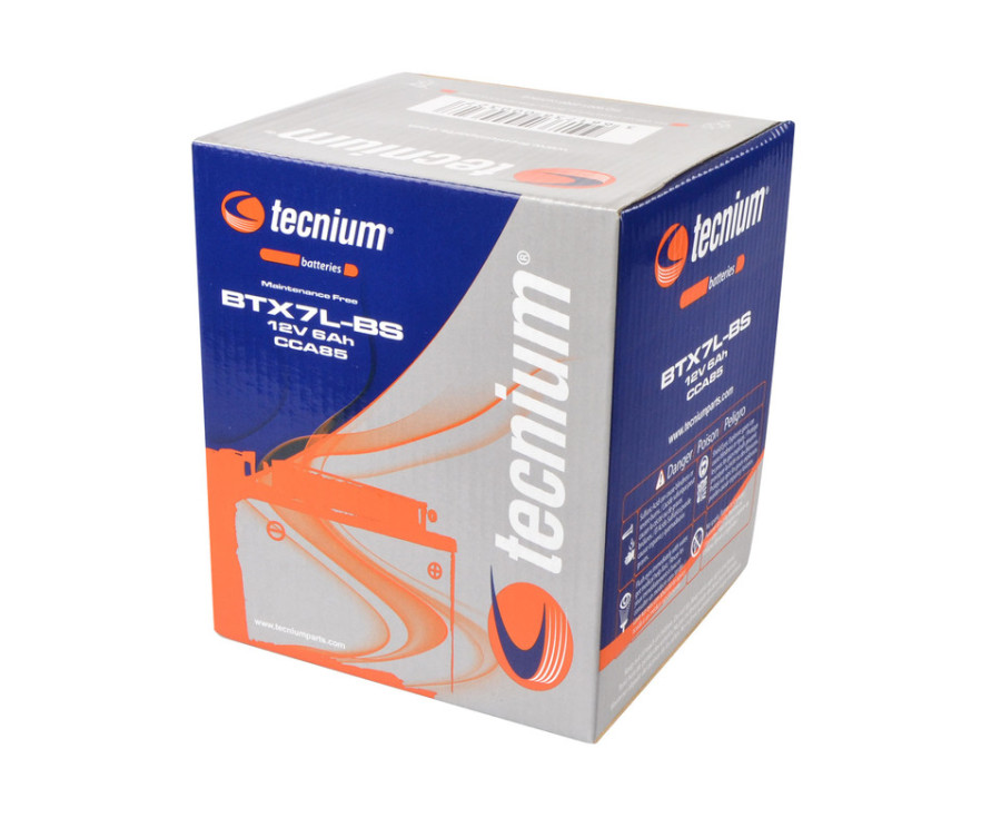Batterie TECNIUM sans entretien avec pack acide - BTX7L-BS - 1077852