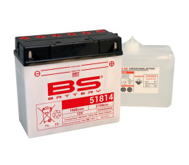 Batterie BS BATTERY conventionnelle avec pack acide - 51814 (12C16A-3B) - 1079900
