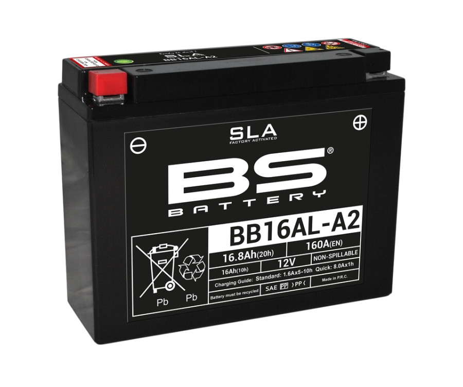 Batterie BS BATTERY SLA sans entretien activé usine - BB16AL-A2 - 1080690