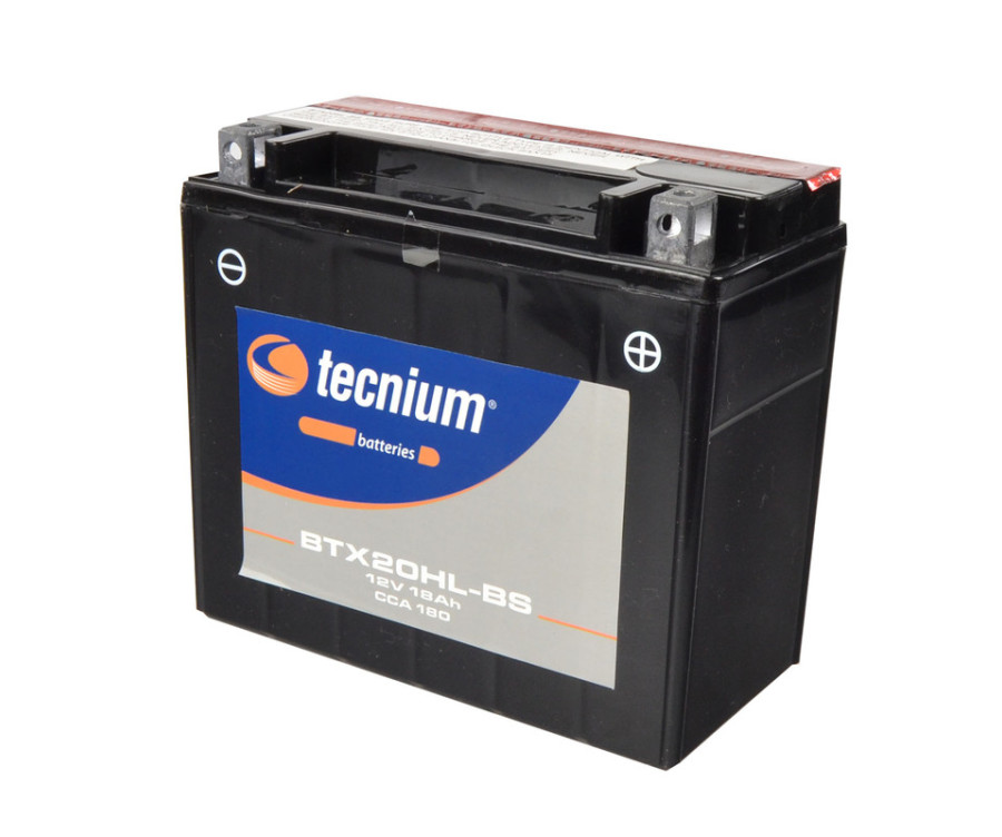 Batterie TECNIUM sans entretien avec pack acide - BTX20HL-BS - 1077847