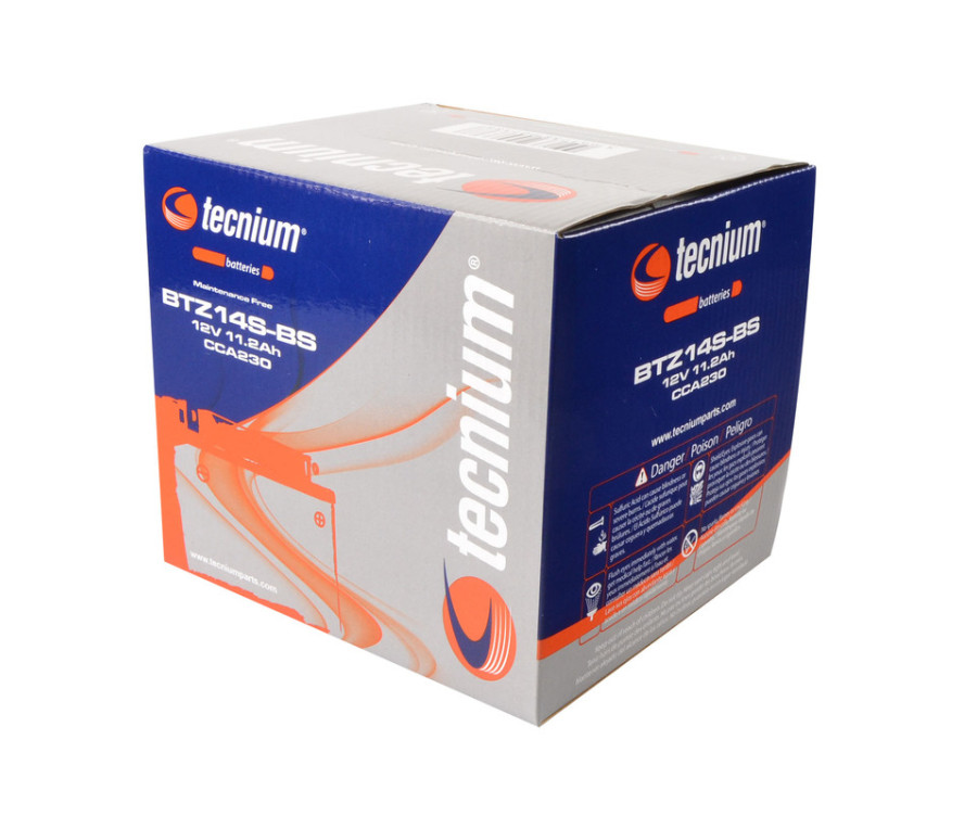 Batterie TECNIUM sans entretien avec pack acide - BTZ14S-BS - 1077862