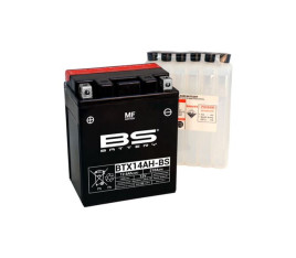 Batterie BS BATTERY sans entretien avec pack acide - BTX14AH-BS - 1079974
