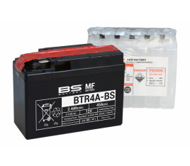 Batterie BS BATTERY sans entretien avec pack acide - BTR4A-BS - 1079987
