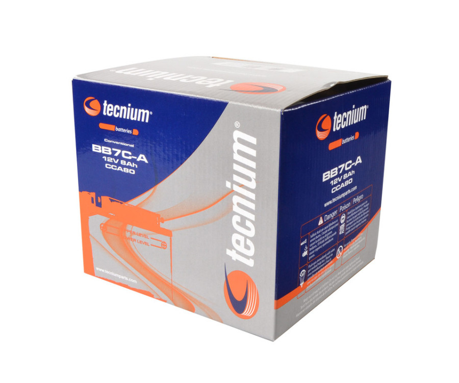 Batterie TECNIUM conventionnelle avec pack acide - BB7C-A - 1077832