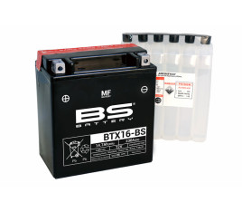 Batterie BS BATTERY sans entretien avec pack acide - BTX16-BS - 1079976