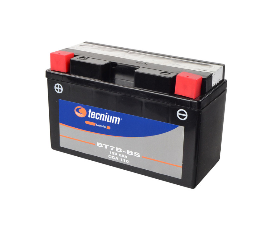 Batterie TECNIUM sans entretien avec pack acide - BT7B-BS - 1077855