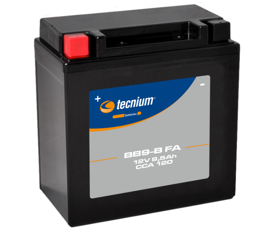 Batterie TECNIUM sans entretien activé usine - BB9-B - 1105553