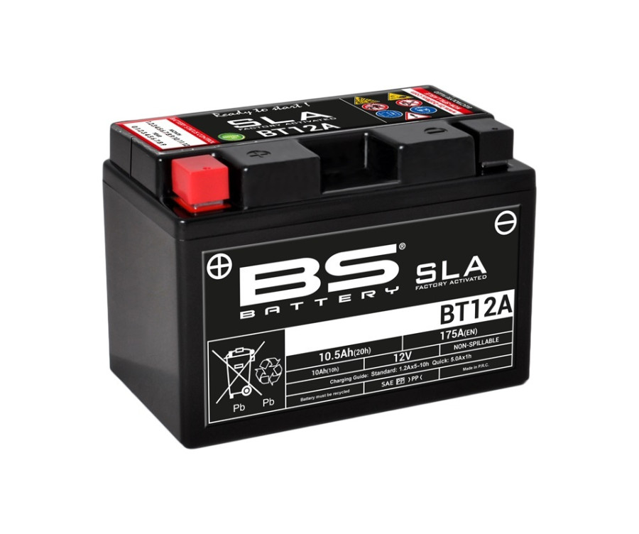 Batterie BS BATTERY SLA sans entretien activé usine - BT12A - 1080670