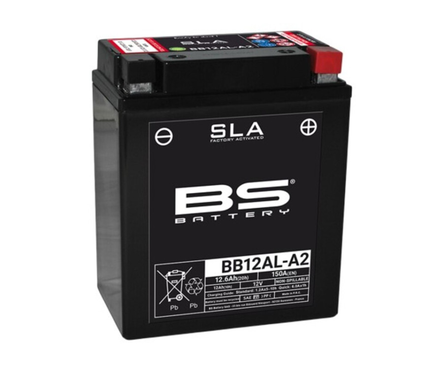 Batterie BS BATTERY SLA sans entretien activé usine - BB12AL-A2 - 1080688