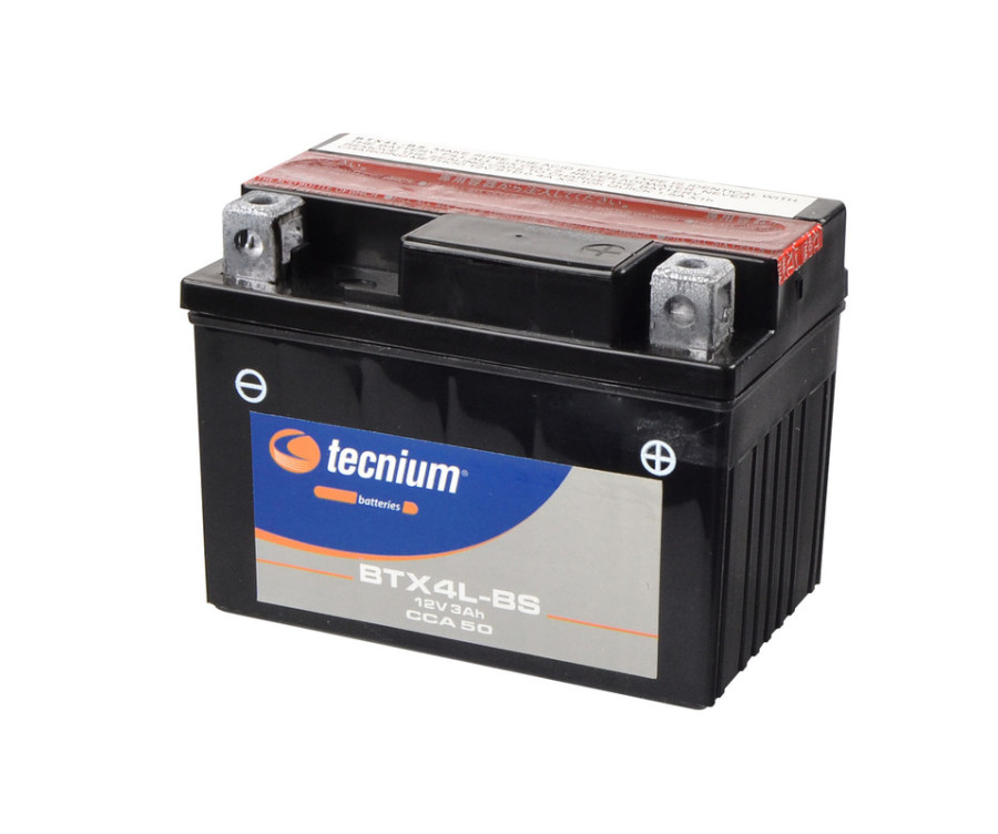 Batterie TECNIUM sans entretien avec pack acide - BTX4L-BS - 1077849