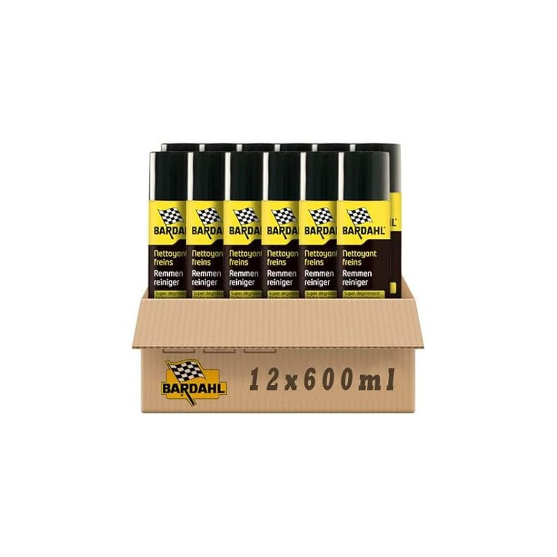 Nettoyant freins 600ml - Carton de 12 pcs - BDH4455