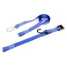 Sifam - Sangles d'Arrimage Doubles BLUE FORCE (x2) avec Mousqueton + Crochet Sécurité - - SAN63009