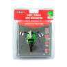 Sifam - Sangles d'Arrimage Doubles BLUE FORCE (x2) avec Mousqueton + Crochet Sécurité - - SAN63009