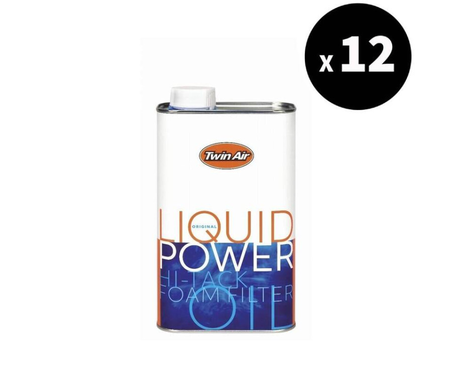 Huile pour filtre à air TWIN AIR Liquid Power - Bidon 1L x12 - 3064934