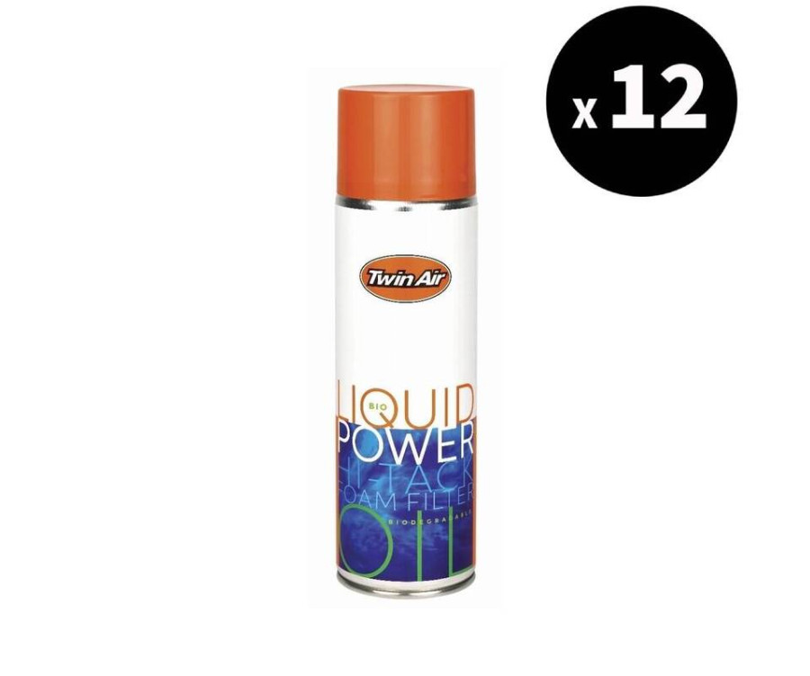 Huile pour filtre à air TWIN AIR Bio Liquid Power Foam biodégradable - 500ml x12 - 3064936