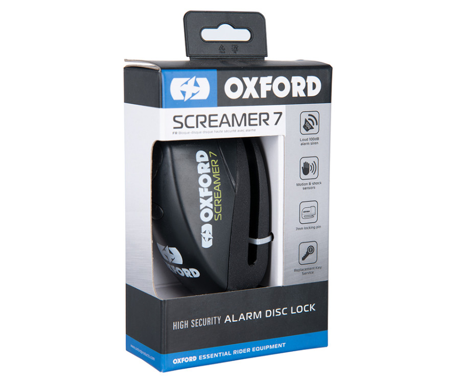 Bloque-disque OXFORD Screamer 7 - Ø7mm noir - 1092854
