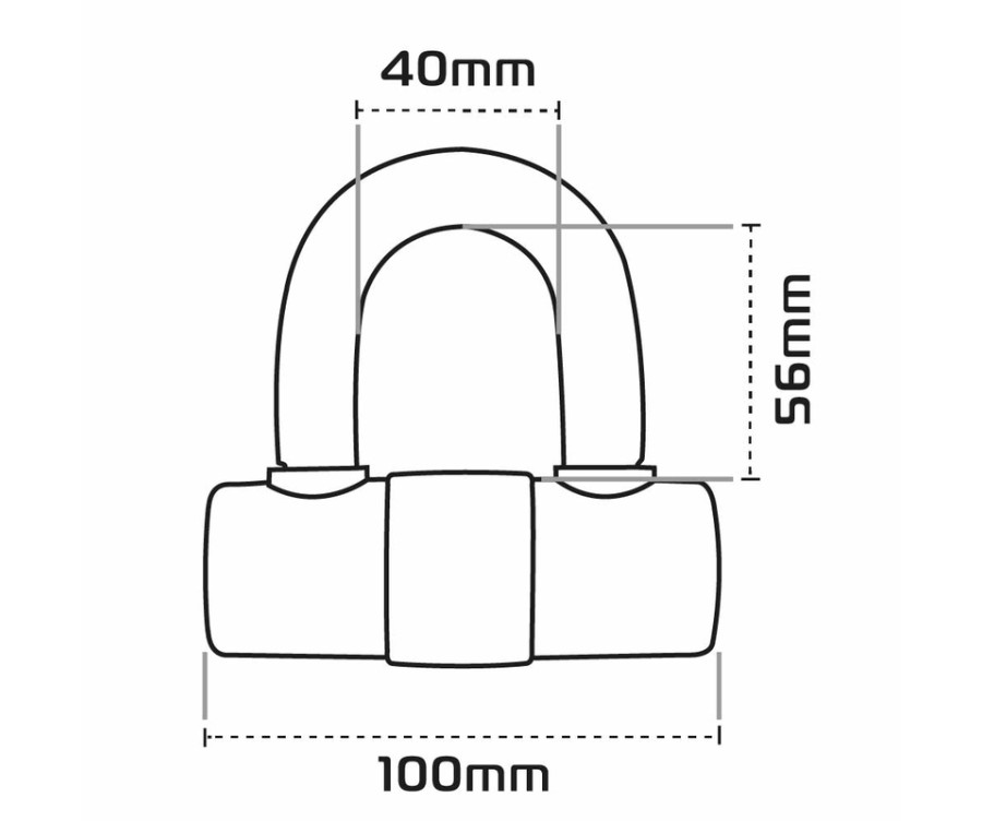 Bloque-disque OXFORD HD MAX - Ø14mm orange - 1096406003