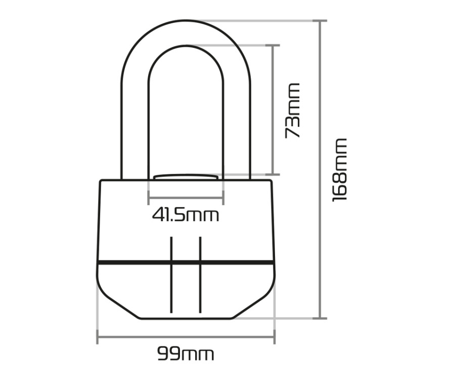 Antivol chaîne OXFORD Boss Alarm 16mm - 1124001