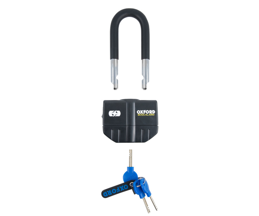 Antivol chaîne OXFORD Boss Alarm 16mm + chaine 12mm X 1.5m - 1119049