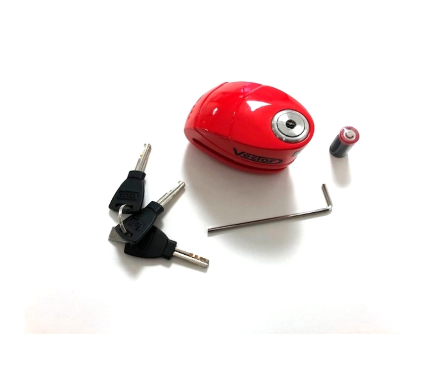 Bloque-disque avec alarme VECTOR The Max Alarm (120dB) - Ø14mm - Classe SRA - 1104261